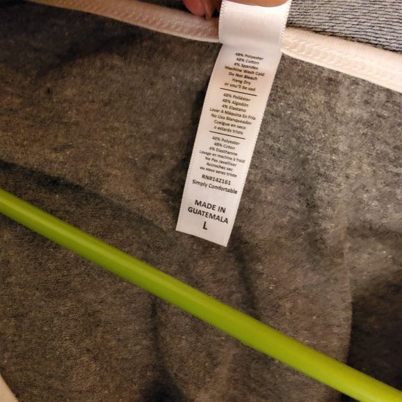 LuLaRue Short Sleeve Gray Tunic - Picture 4 of 4